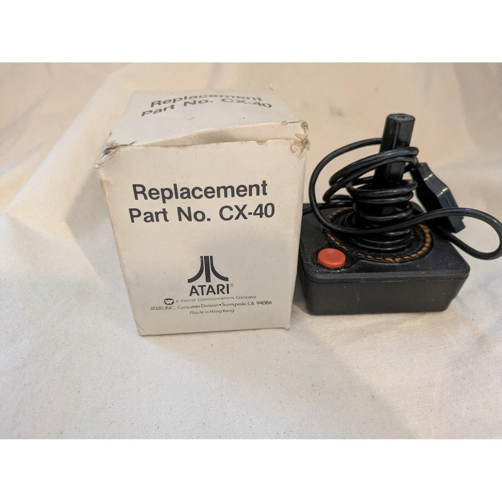 Vintage Atari CX-40 Joystick Controller‎ Replacement Part Original Box 2600